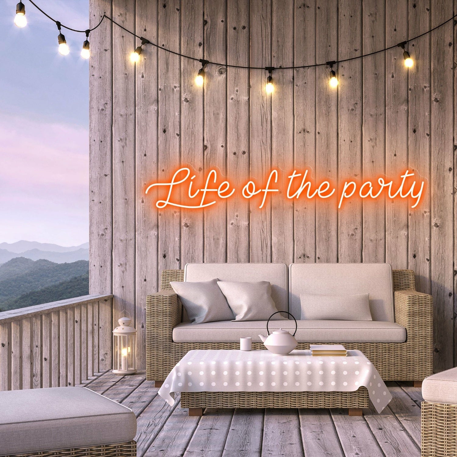 Life Of The Party Energetic Neon For Social Spaces | Shineneon