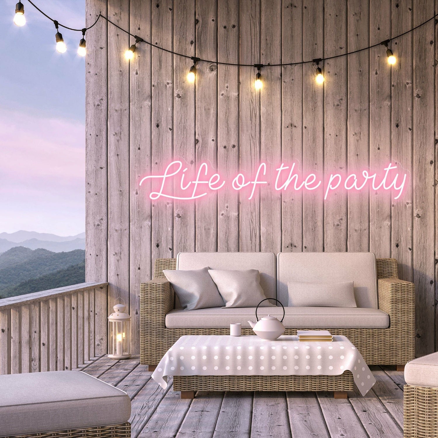 Life Of The Party Energetic Neon For Social Spaces | Shineneon
