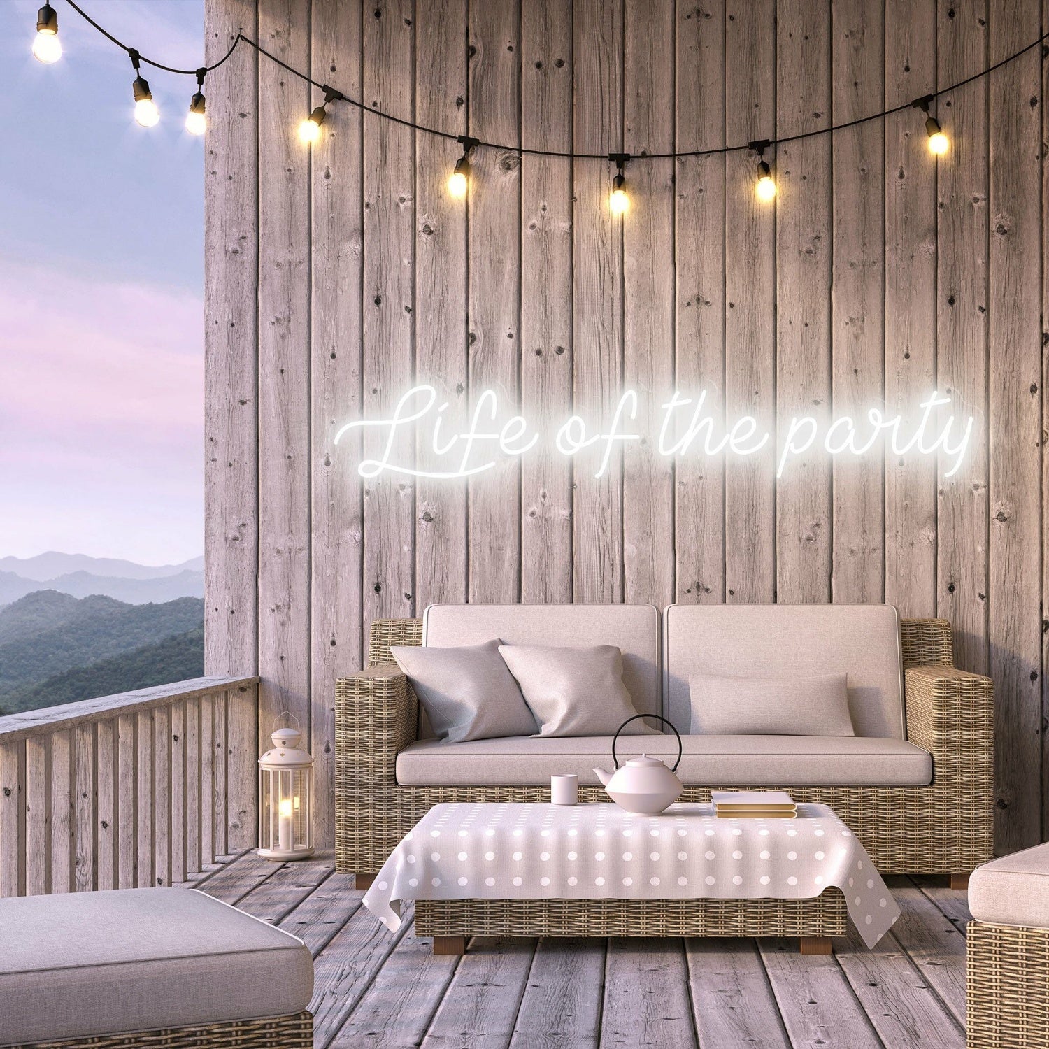 Life Of The Party Energetic Neon For Social Spaces | Shineneon