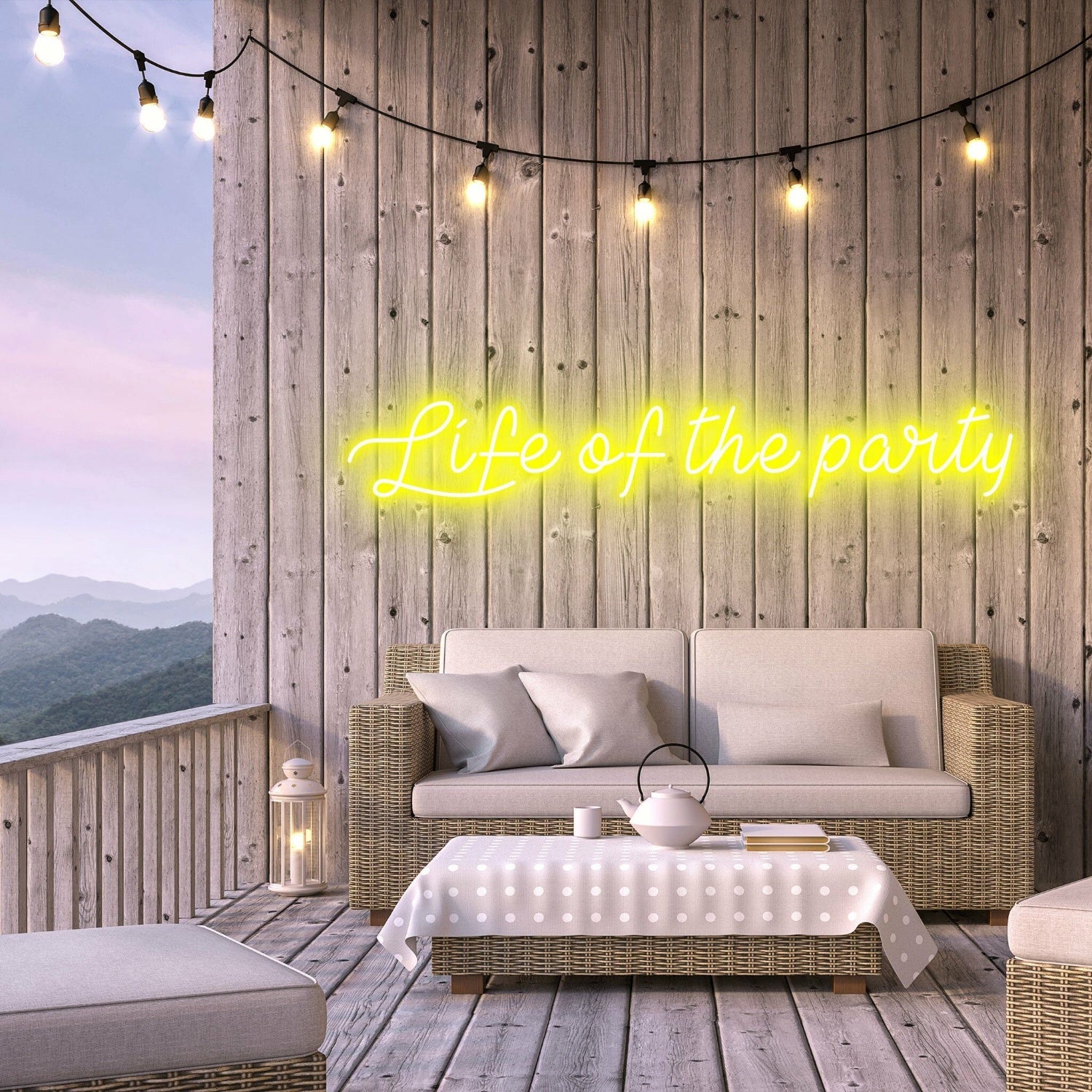 Life Of The Party Energetic Neon For Social Spaces | Shineneon
