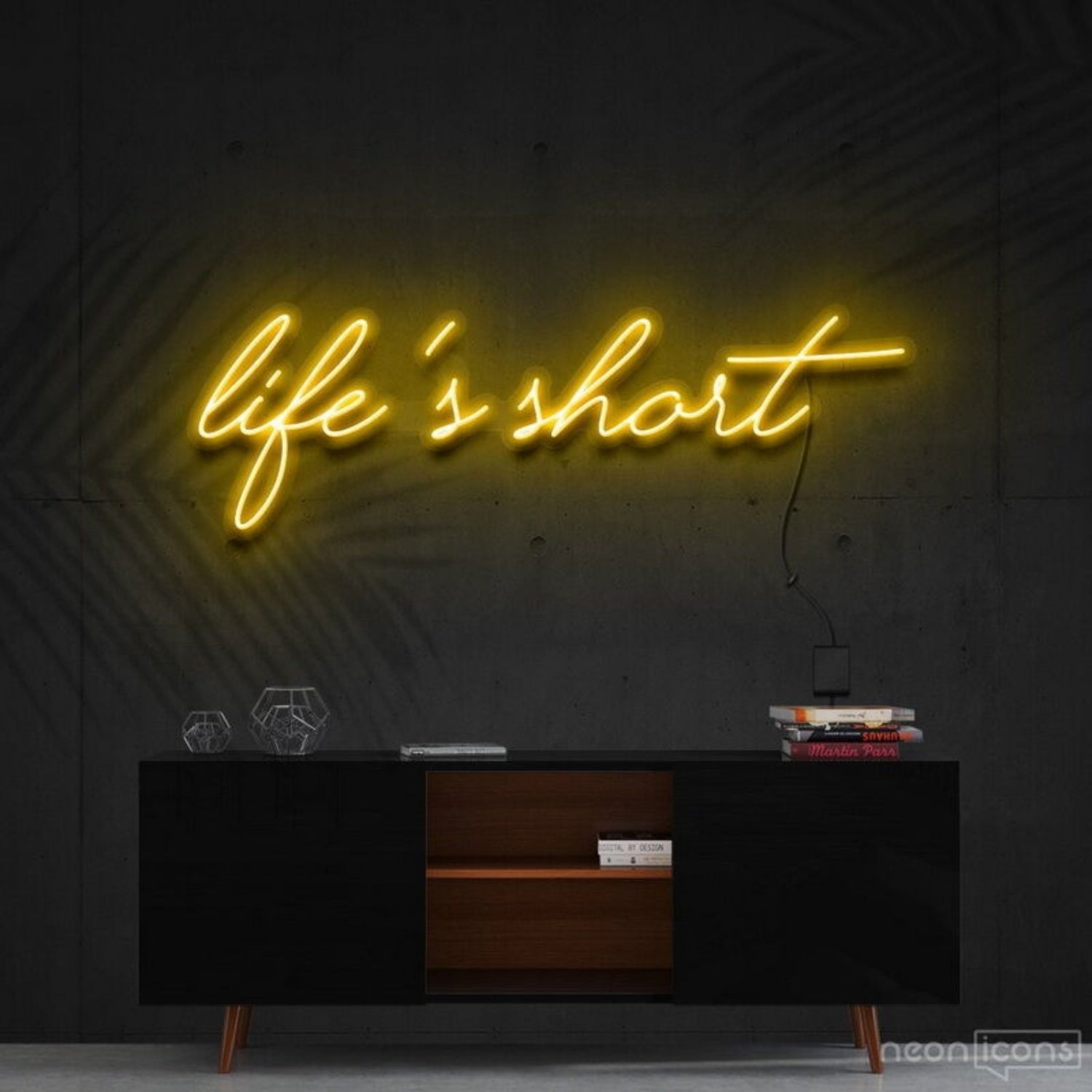 Lifes Short Led Neon Sign For Motivational Spaces | Shineneon