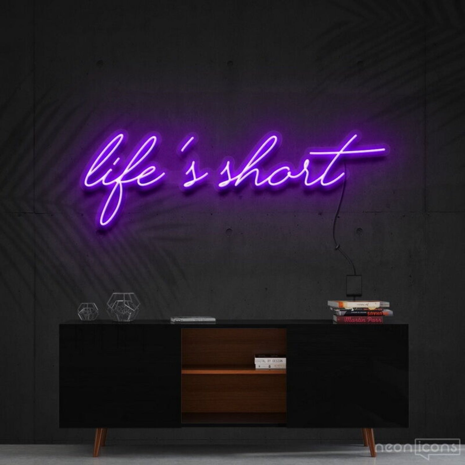 Lifes Short Led Neon Sign For Motivational Spaces | Shineneon