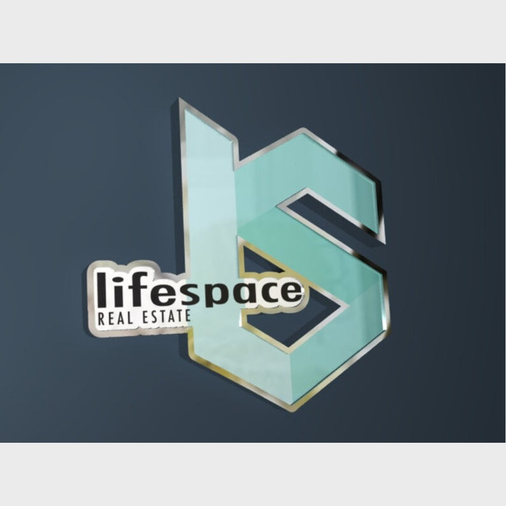 Lifespace Real Estate Big Logo 3D Backlit Channel Letters Led Light Sign