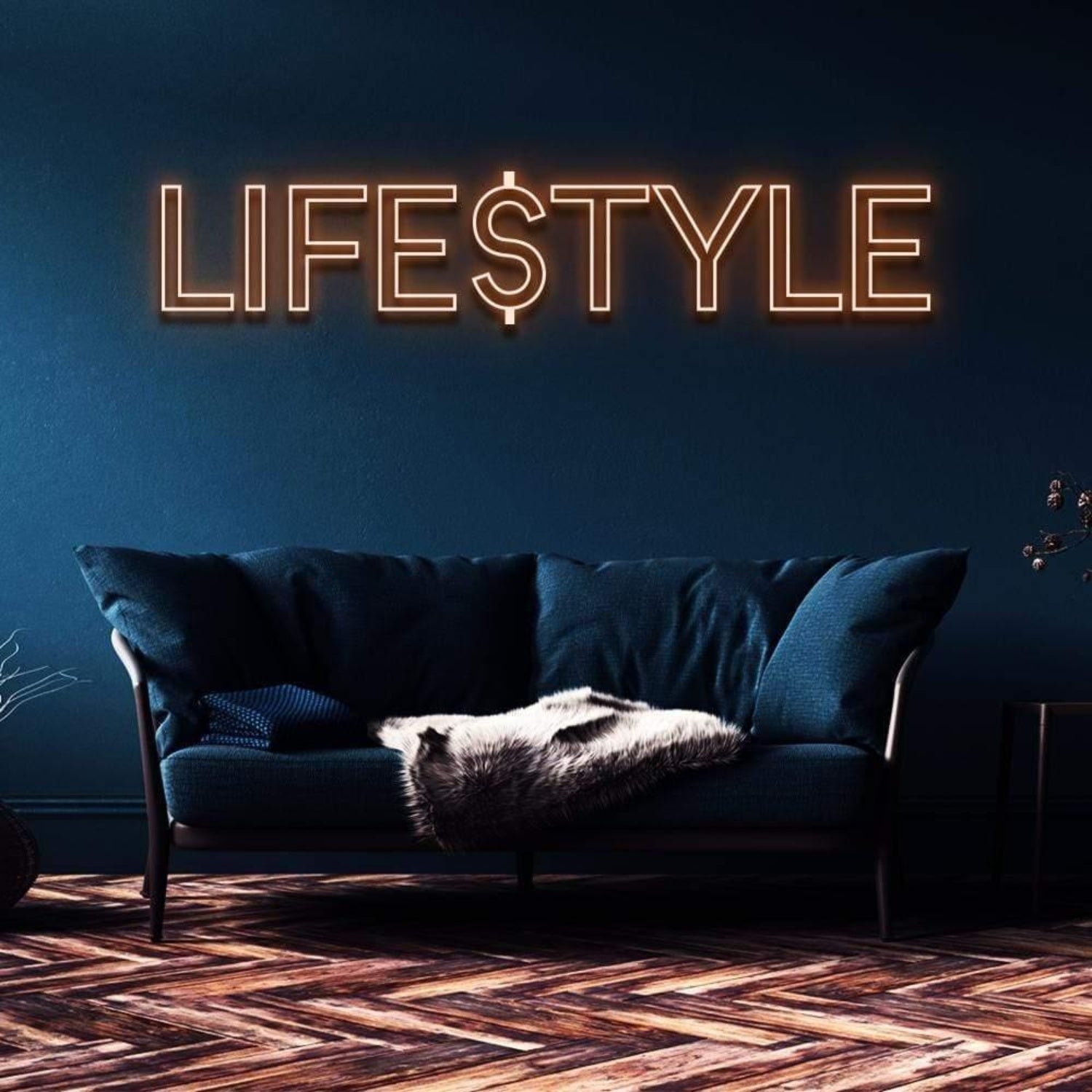 Lifestyle Warm Yellow Led Neon Sign For Modern Home Decor | Shineneon