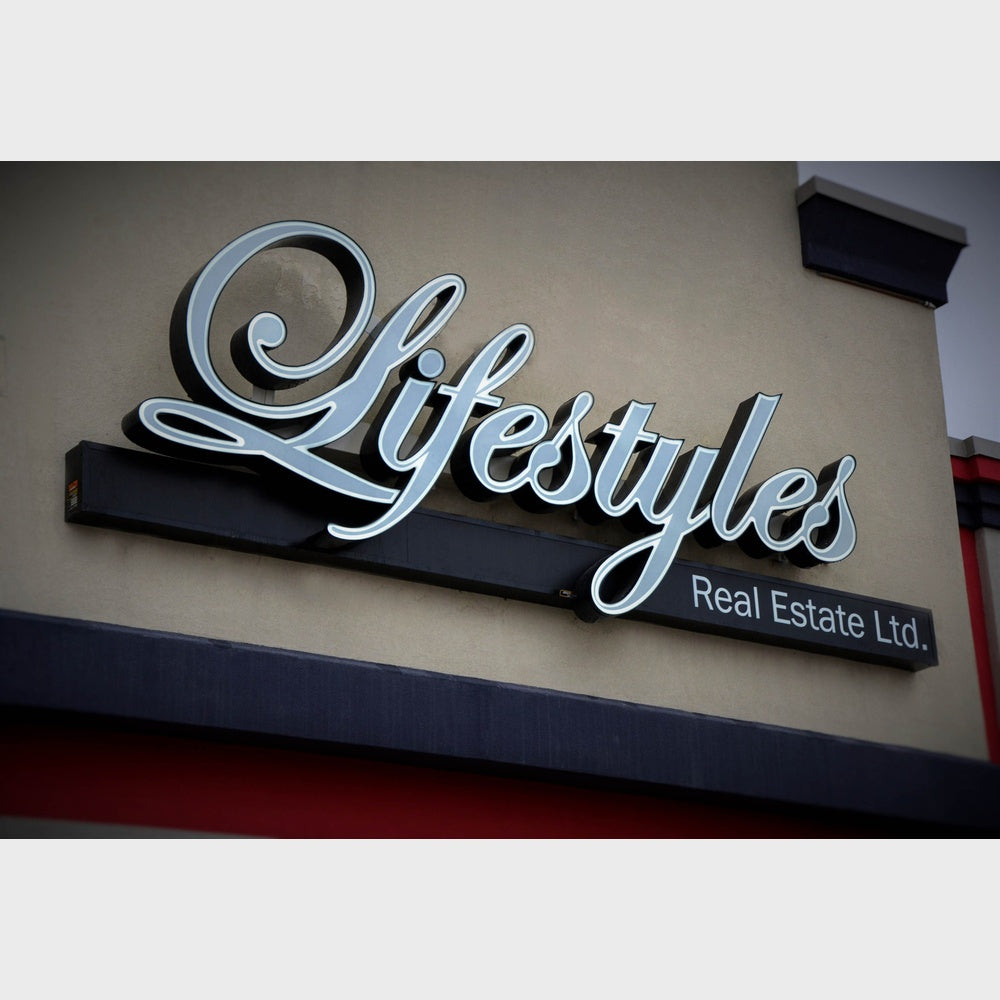 Lifestyles 3D Frontlit Channel Letters Led Light Sign