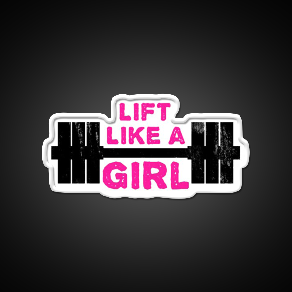 Lift Like A Girl Gym Fitness Led Neon Sign Rgb Color