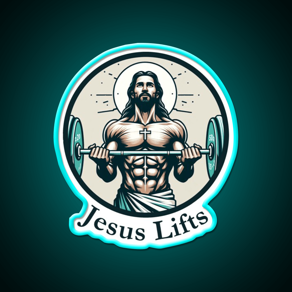 Lifts Christian Bodybuilding Gym Fitness Led Neon Sign Rgb Color - Shineneon