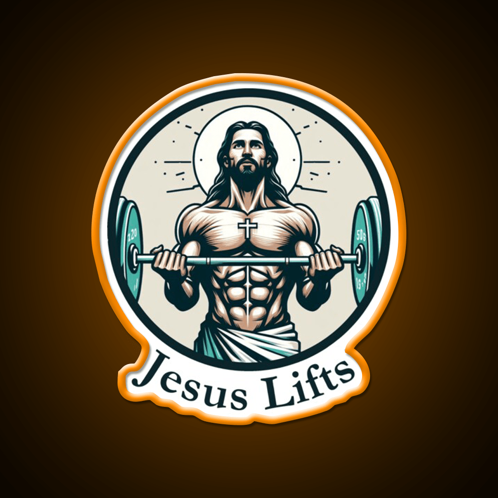 Lifts Christian Bodybuilding Gym Fitness Led Neon Sign Rgb Color - Shineneon