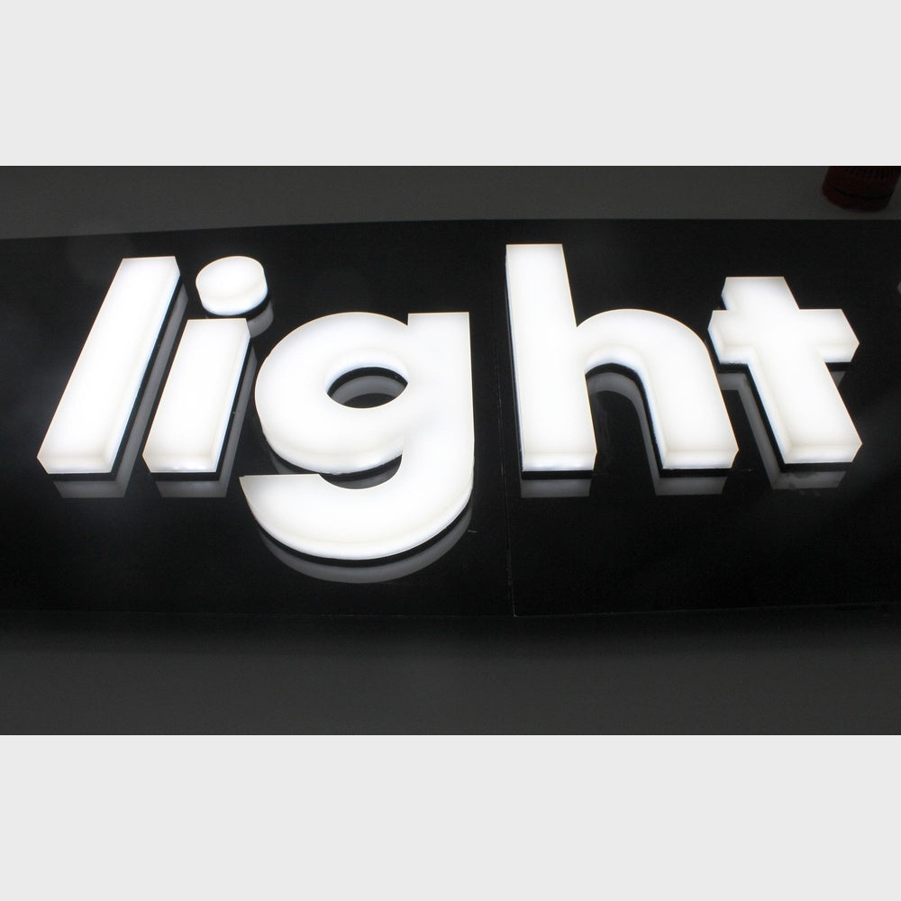 Light 3D Frontlit Channel Letters Led Light Sign