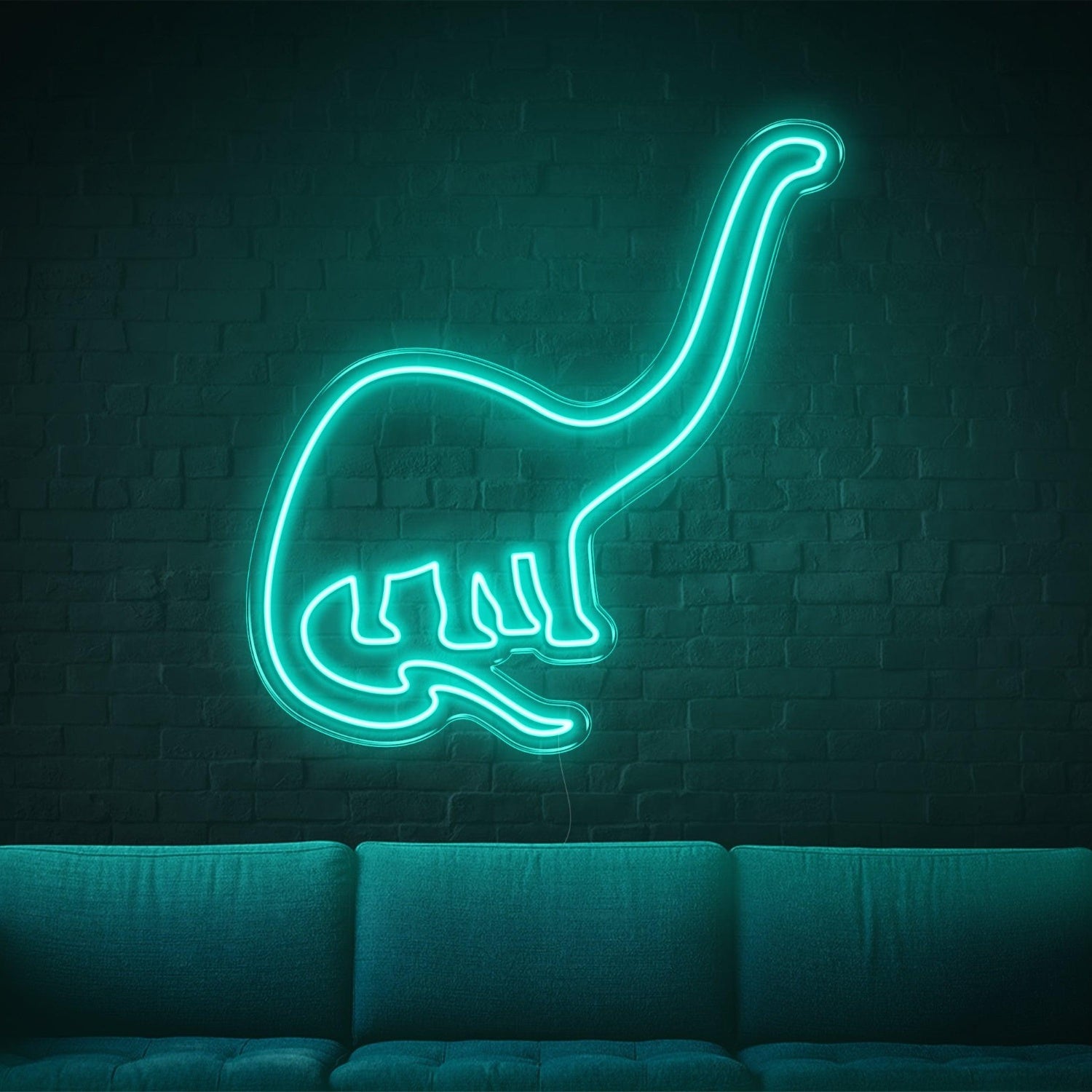 Light Blue Dinosaur Led Neon Sign For Home And Business Decor | Shineneon