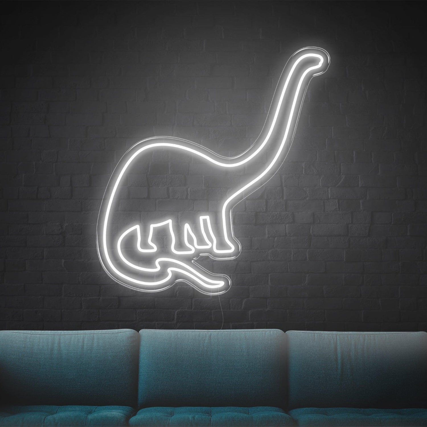 Light Blue Dinosaur Led Neon Sign For Home And Business Decor | Shineneon