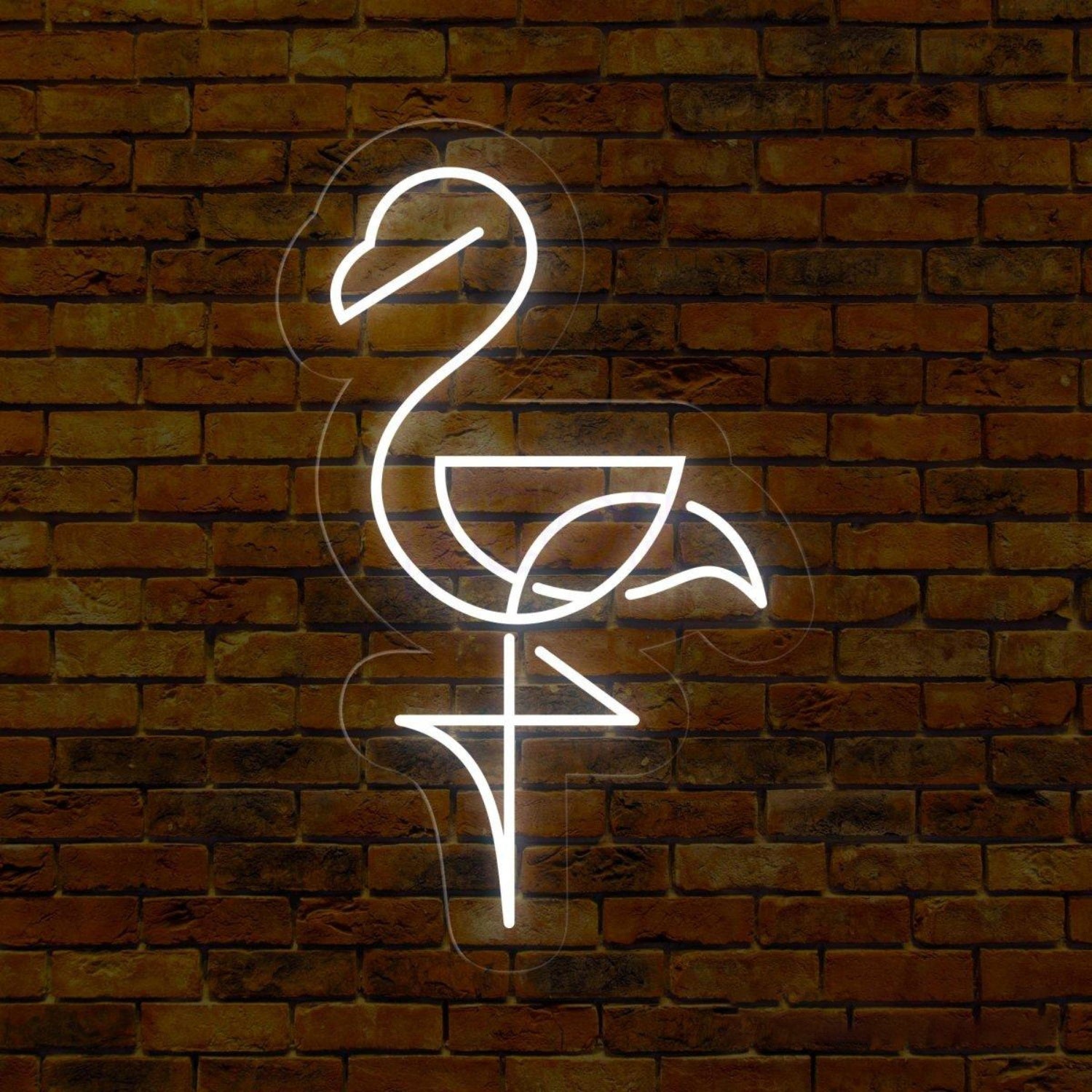 Light Blue Flamingo Led Neon Sign Elegant Wall Art For Home Bar Cafe | Shineneon