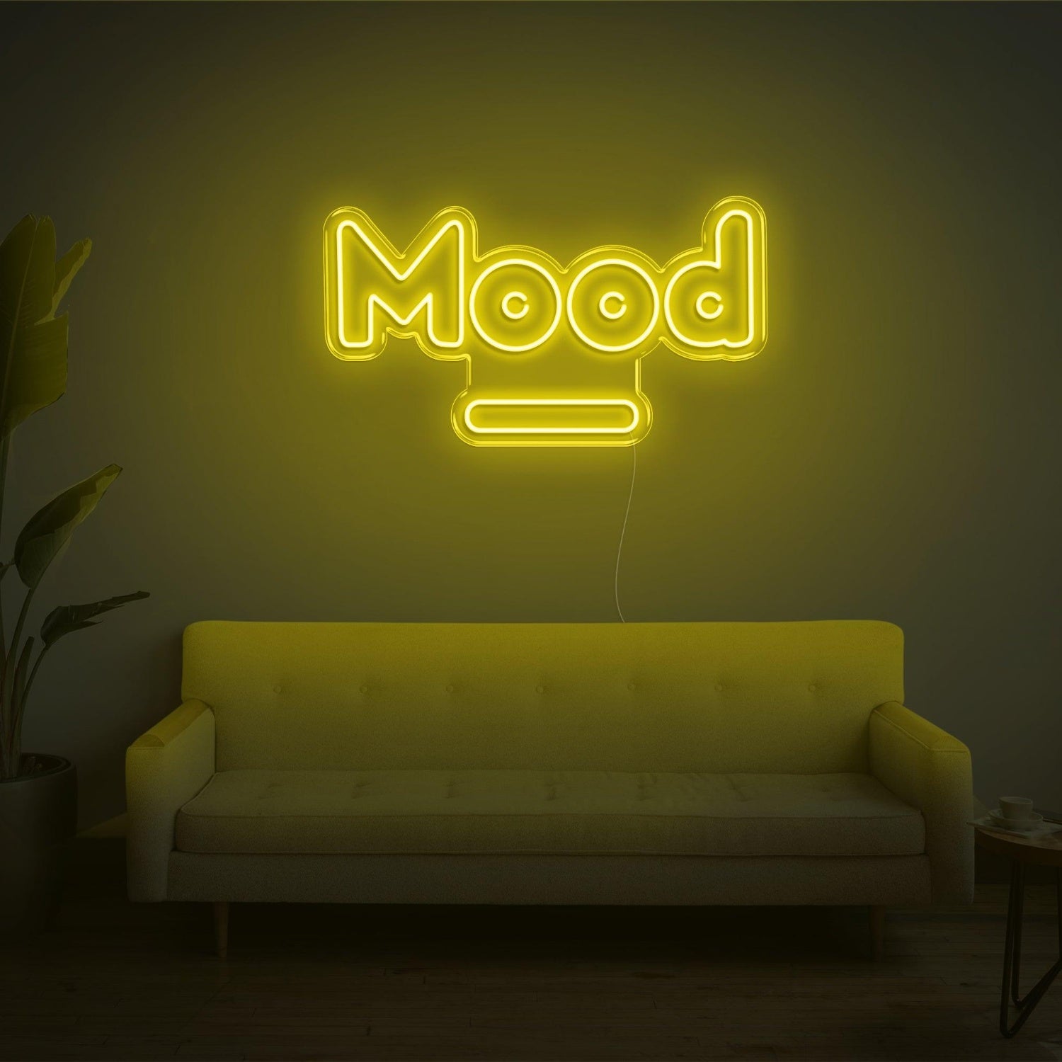 Light Blue Mood Led Neon Sign For Home Cafe Studio Decor | Shineneon