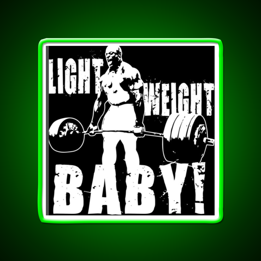 Light Weight Baby Gym Fitness Led Neon Sign Rgb Color - LED neon sign view 8