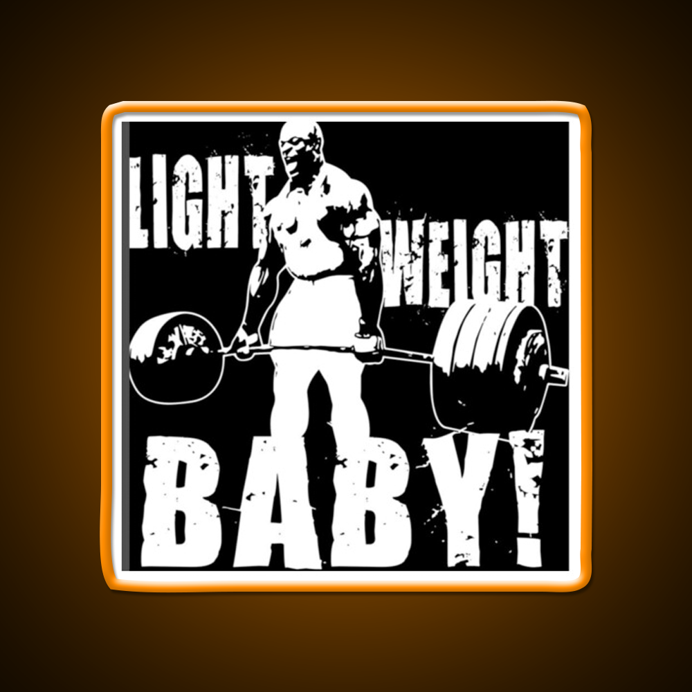 Light Weight Baby Gym Fitness Led Neon Sign Rgb Color - LED neon sign view 6