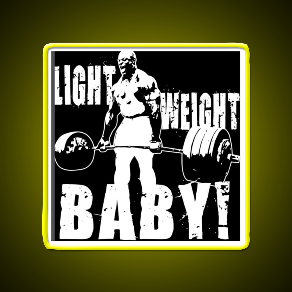 Light Weight Baby Gym Fitness Led Neon Sign Rgb Color - LED neon sign view 7