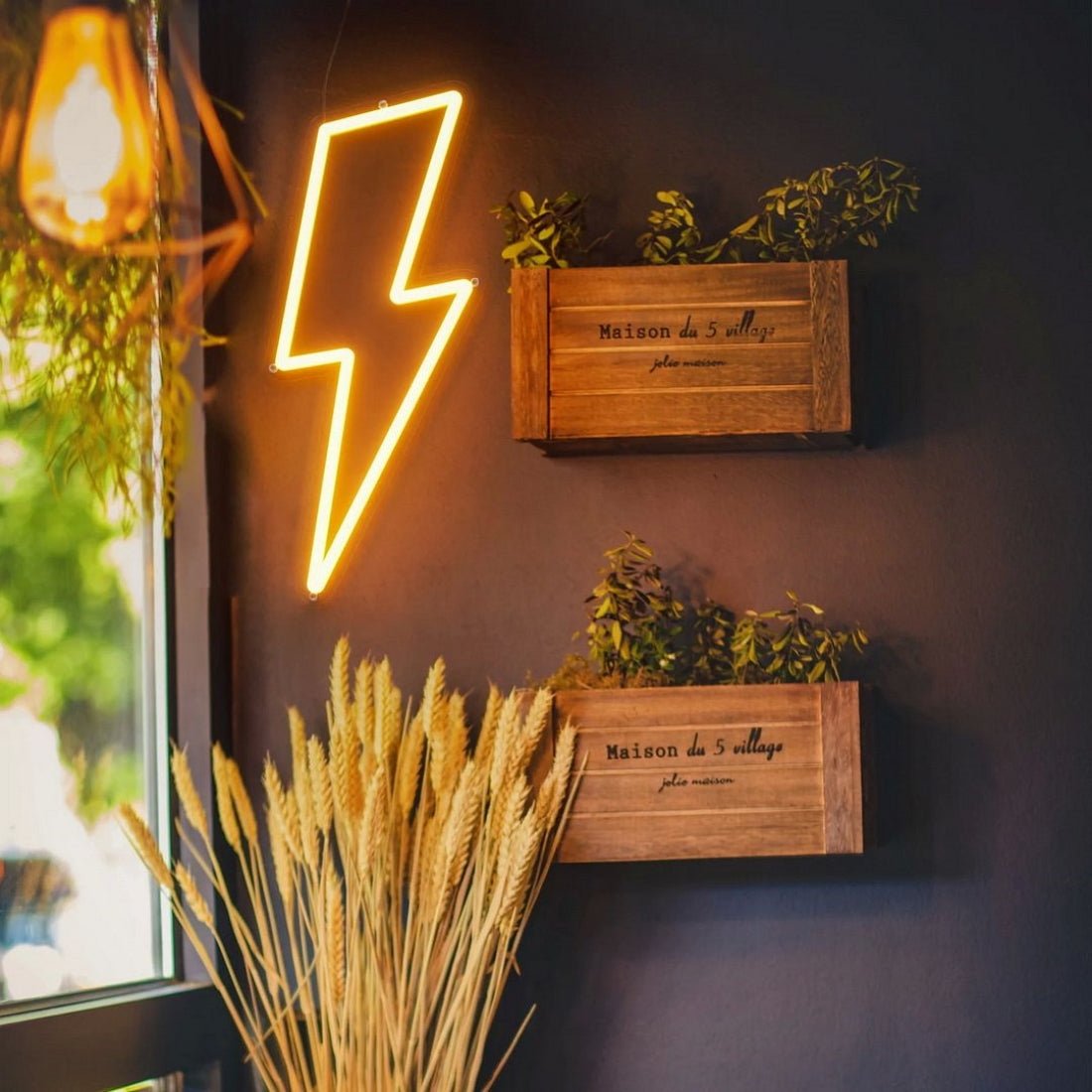 Lightning Bolt Led Sign Business Neon Sign - Shineneon
