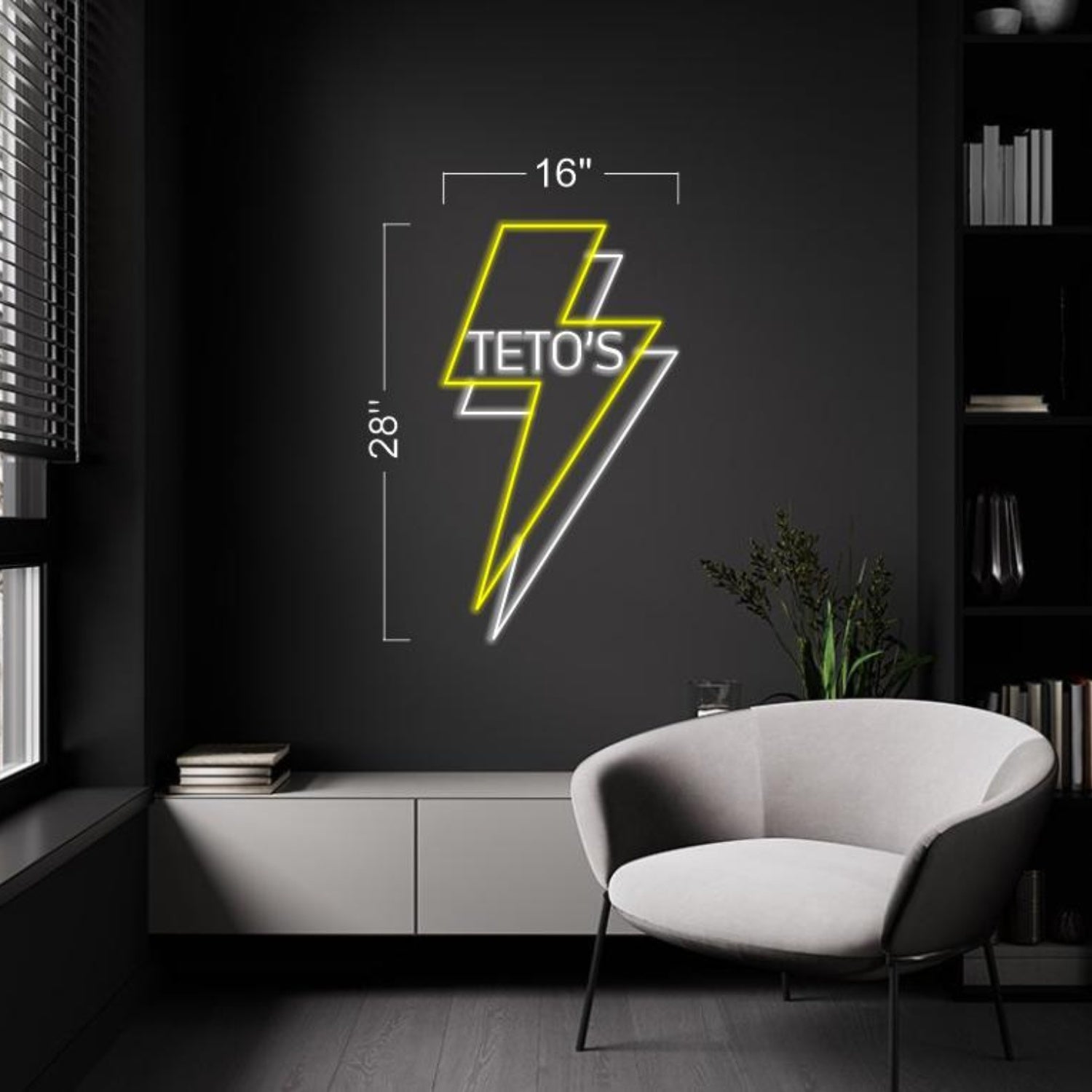 Lightning Tetos Led Neon Sign For Modern Home And Decor | Shineneon