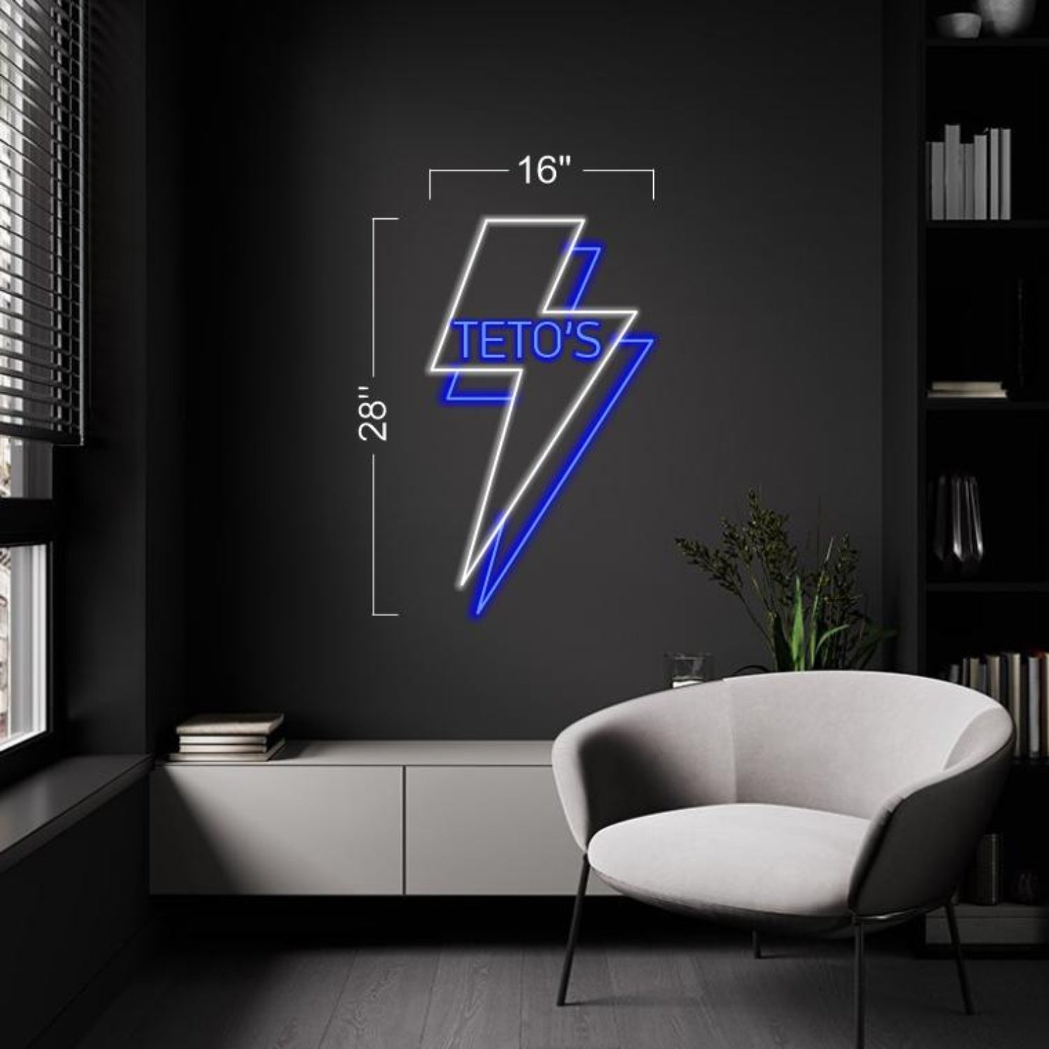 Lightning Tetos Led Neon Sign For Modern Home And Decor | Shineneon