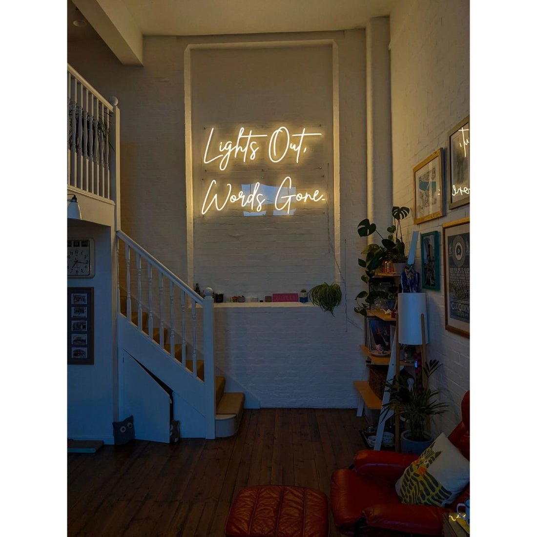 Lights Out Words Gone Led Sign Business Neon Sign - Shineneon