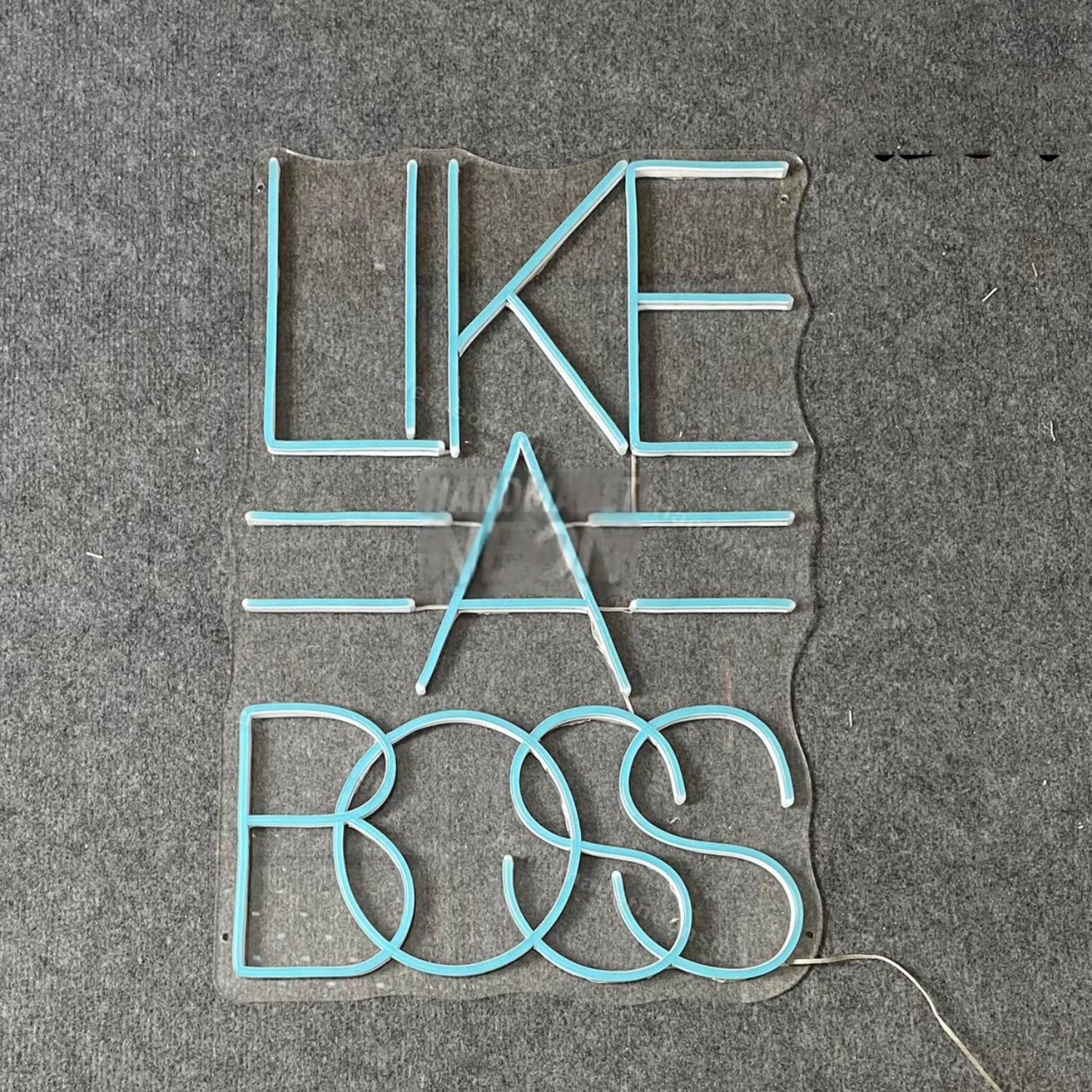 Like A Boss Led Neon Sign Coffee Shop Wall Decor | Shineneon