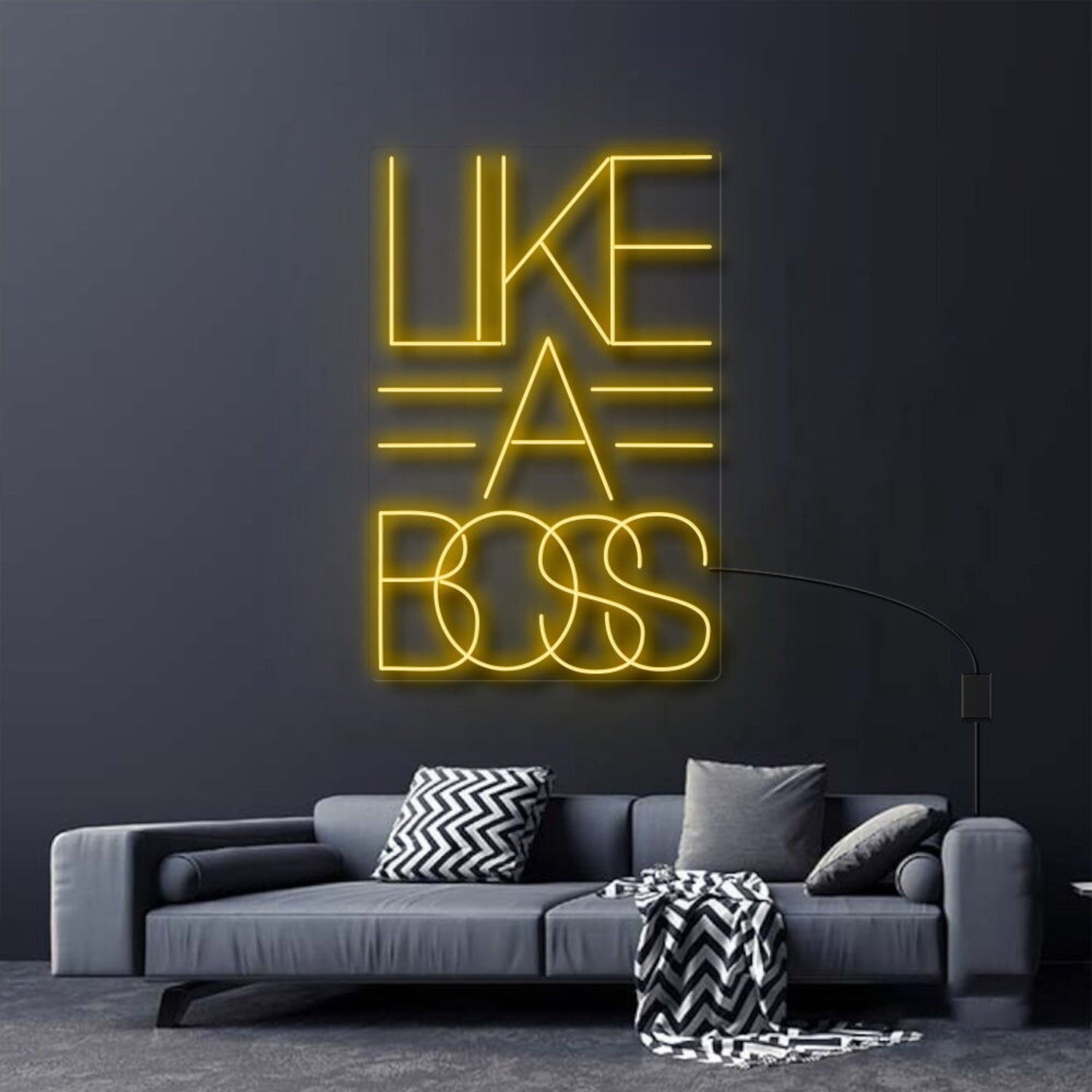 Like A Boss Neon Sign For Empowering And Bold Spaces | Shineneon