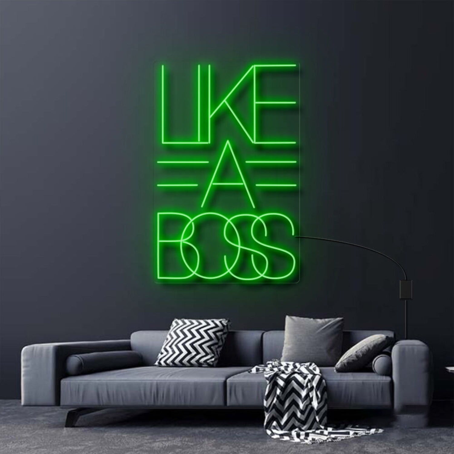 Like A Boss Neon Sign For Empowering And Bold Spaces | Shineneon