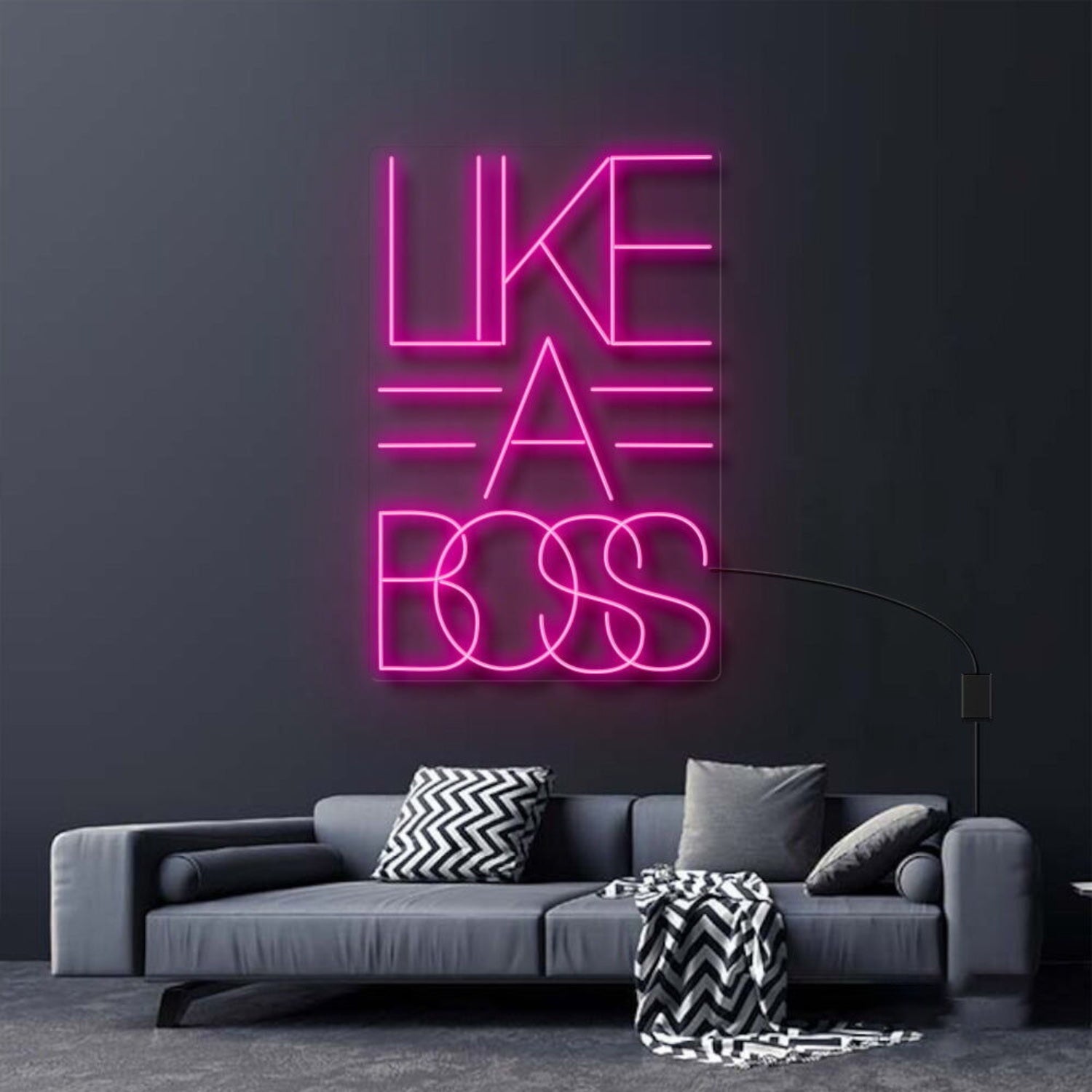 Like A Boss Neon Sign For Empowering And Bold Spaces | Shineneon
