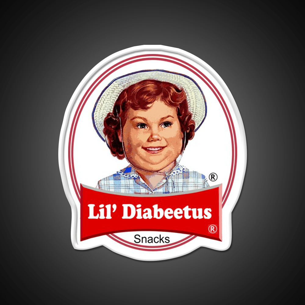 Lil Diabeetus Snack Food Led Neon Sign Rgb Color - Shineneon