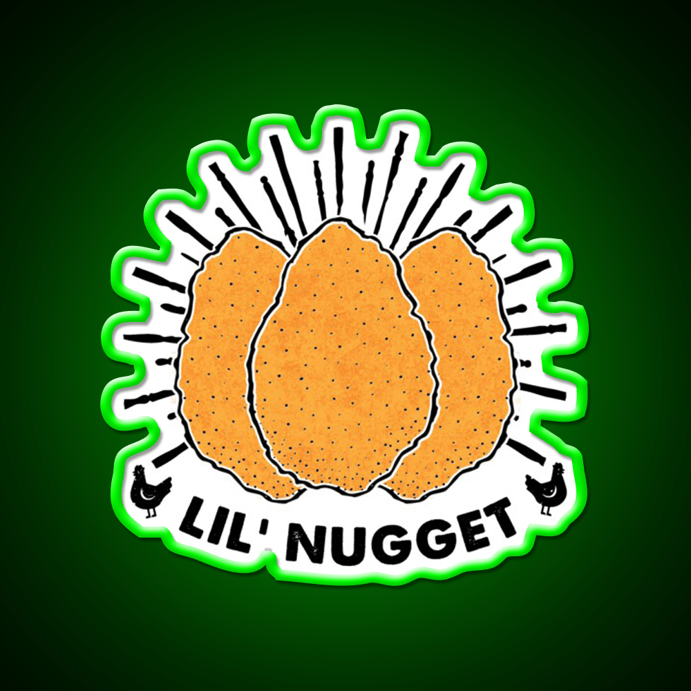 Lil Nugget Snack Food Led Neon Sign Rgb Color - Shineneon