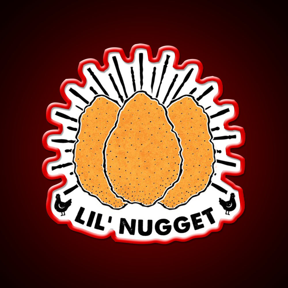 Lil Nugget Snack Food Led Neon Sign Rgb Color - Shineneon