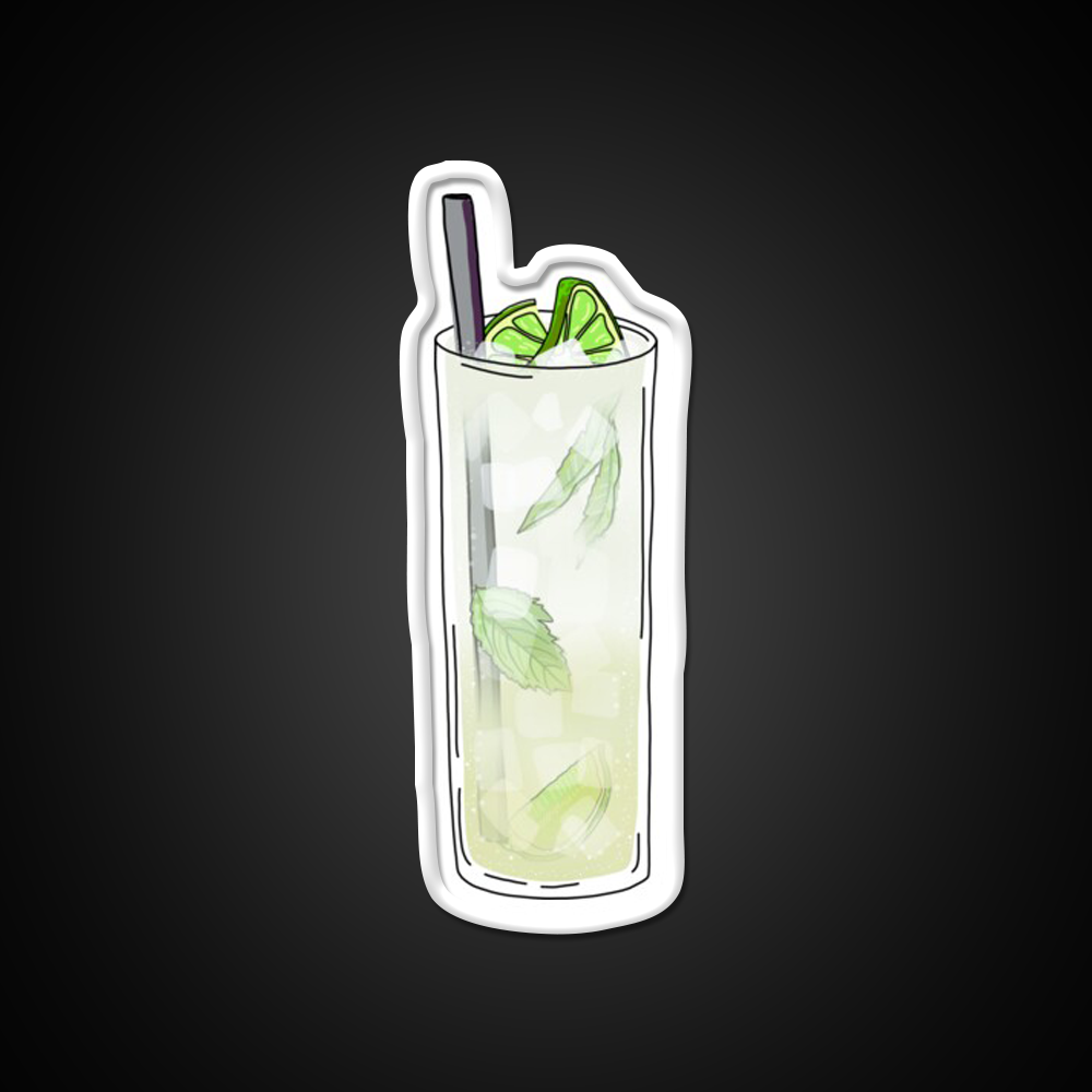 Lime Mint Mojito Cocktail Drink Cocktail Bar Decor Led Neon Sign Rgb Color - LED neon sign view 11