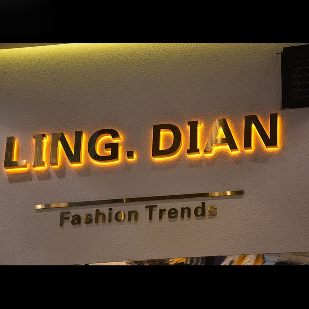 Ling Dian Fashion Trends 3D Backlit Channel Letters Led Light Sign - Shineneon