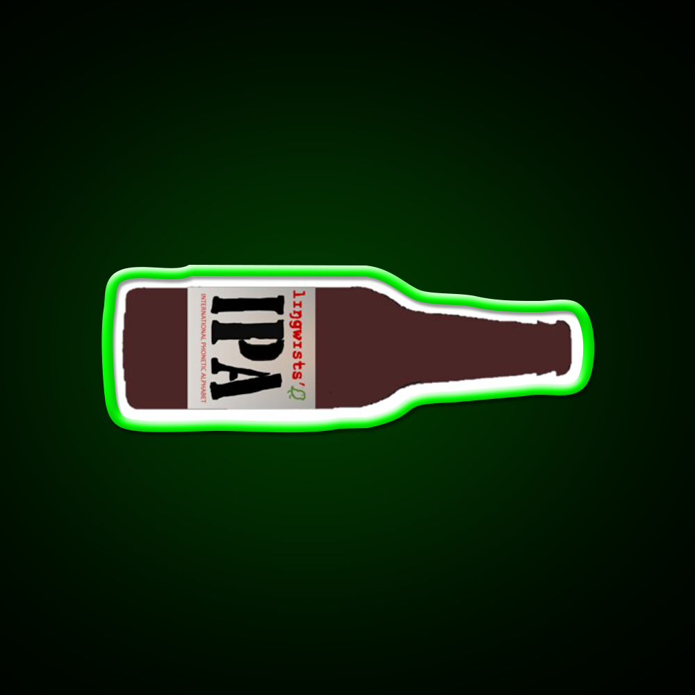 Linguists Ipa Beer Bar Decor Led Neon Sign Rgb Color - LED neon sign view 8