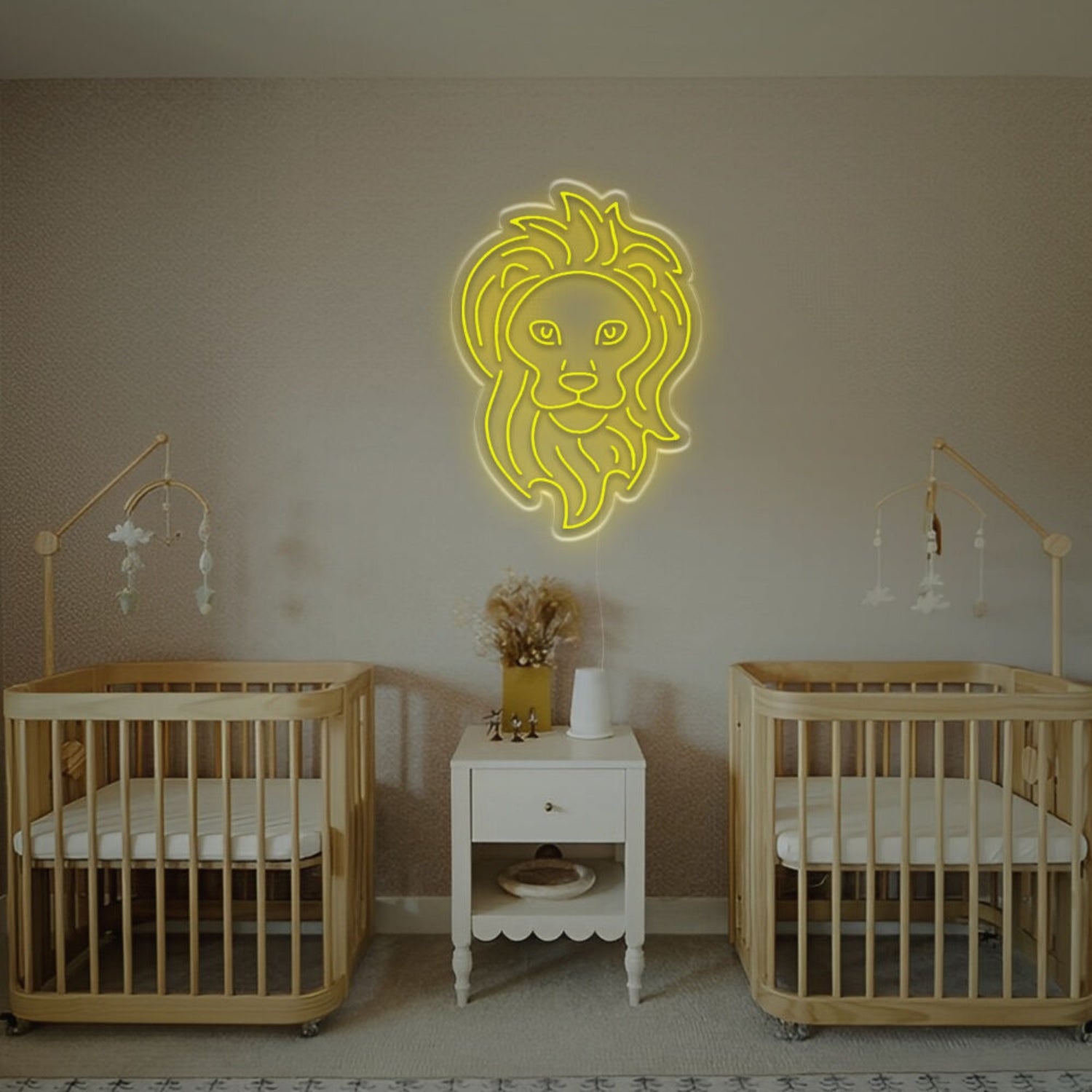 Lion Head Led Neon Sign For Bars Offices And Trendy Home Decor | Shineneon