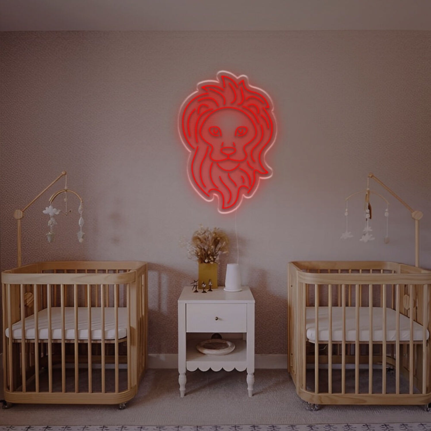 Lion Head Led Neon Sign For Bars Offices And Trendy Home Decor | Shineneon