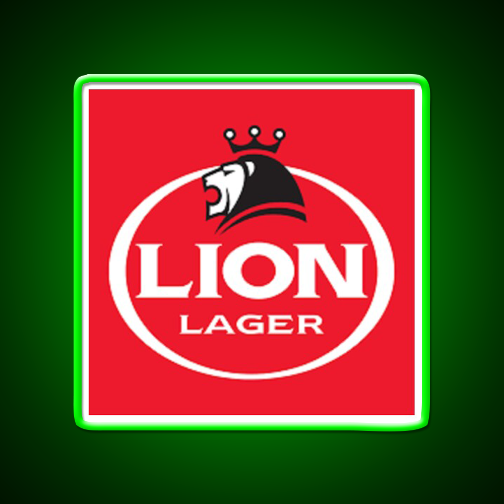 Lion Lager Logo Beer Bar Decor Led Neon Sign Rgb Color - LED neon sign view 8