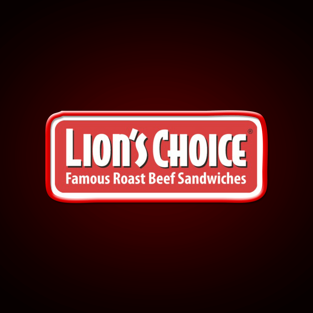 Lions Choice Snack Food Led Neon Sign Rgb Color - Shineneon