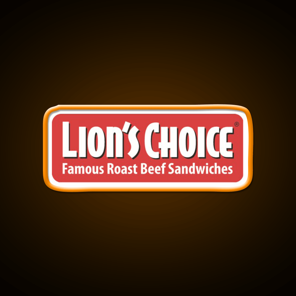 Lions Choice Snack Food Led Neon Sign Rgb Color - Shineneon