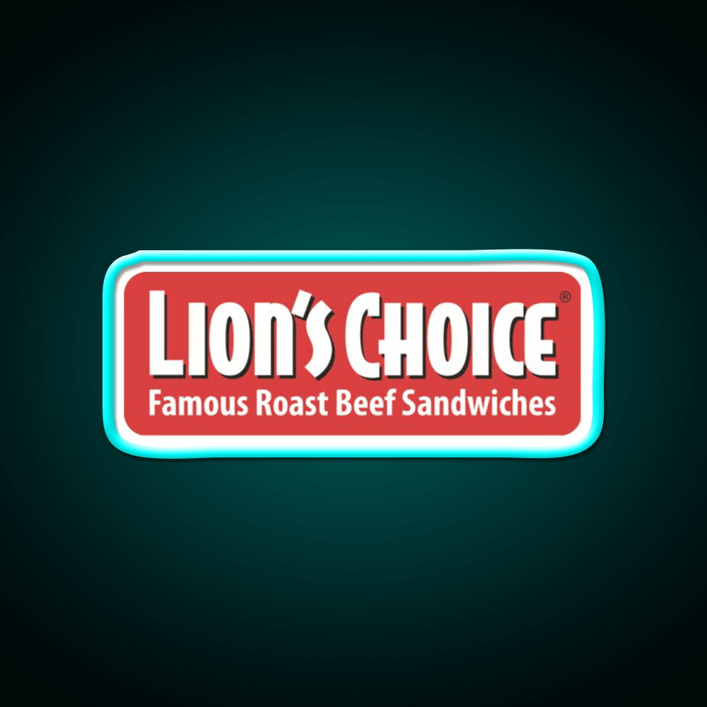 Lions Choice Snack Food Led Neon Sign Rgb Color - Shineneon