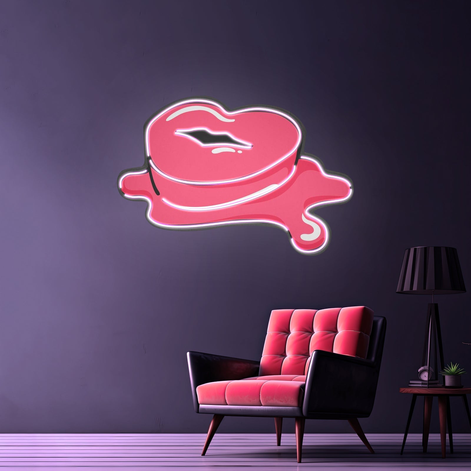 Lip Butter Led Neon Acrylic Artwork For Sale - Shineneon
