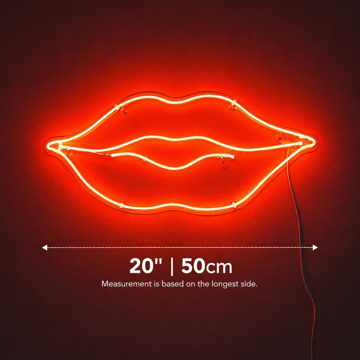 Lips Lounge Neon Sign LED Neon Sign size image