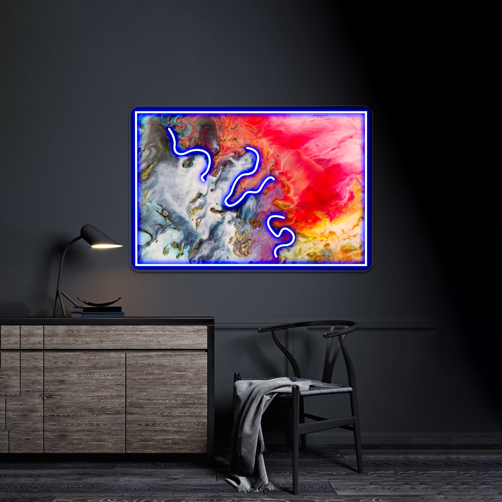 Liquid Colour Wall Artwork Neon Signs | Shineneon