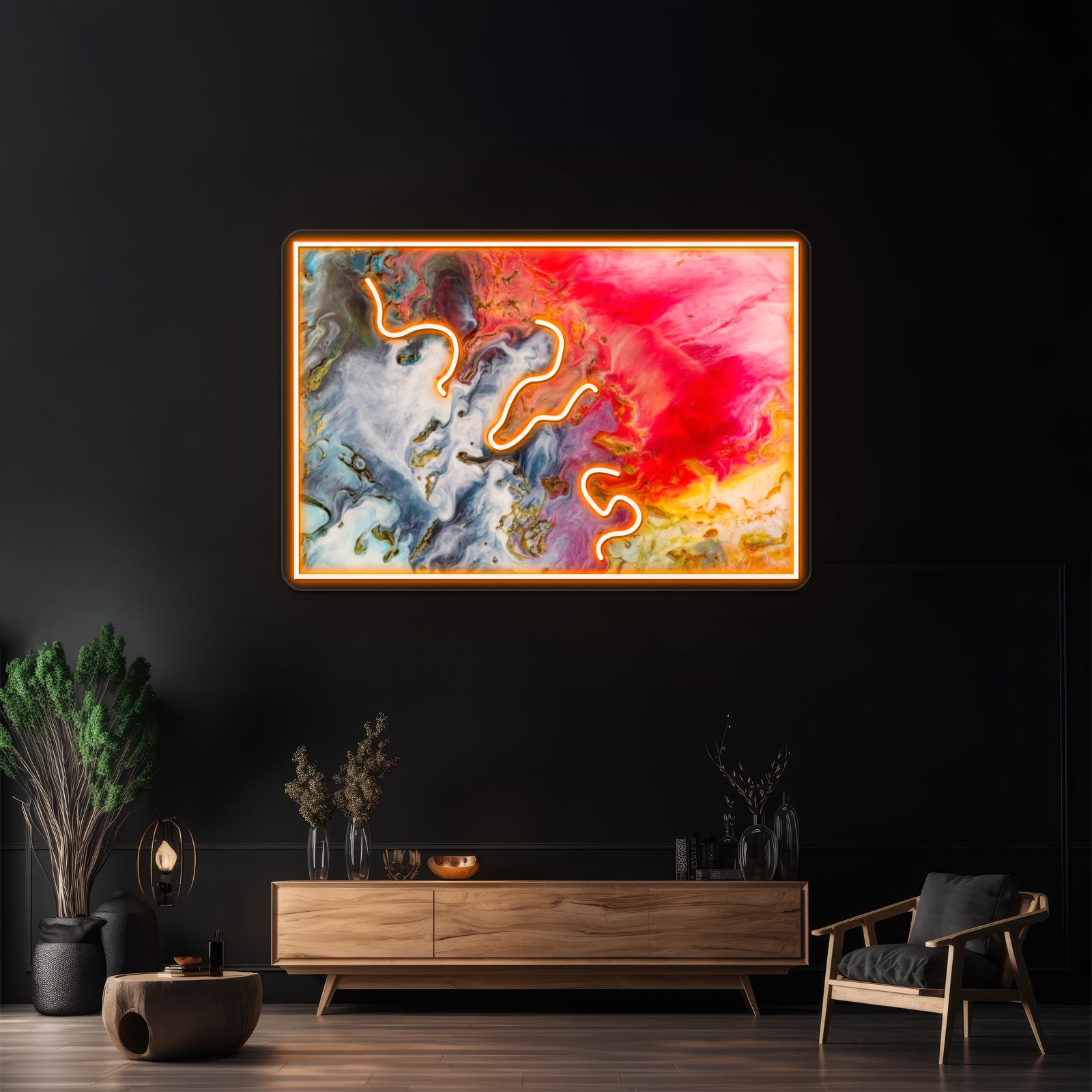 Liquid Colour Wall Artwork Neon Signs | Shineneon