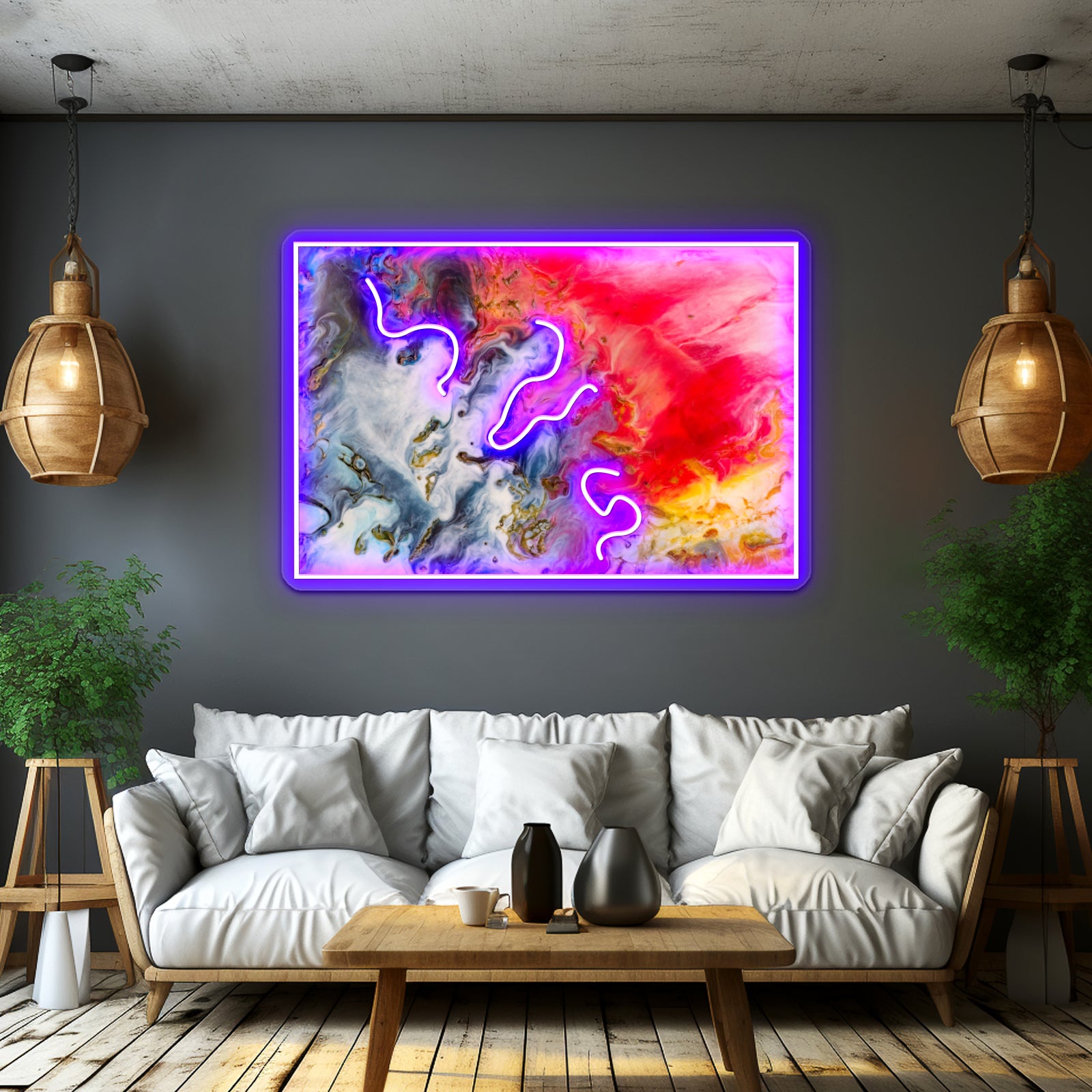 Liquid Colour Wall Artwork Neon Signs | Shineneon