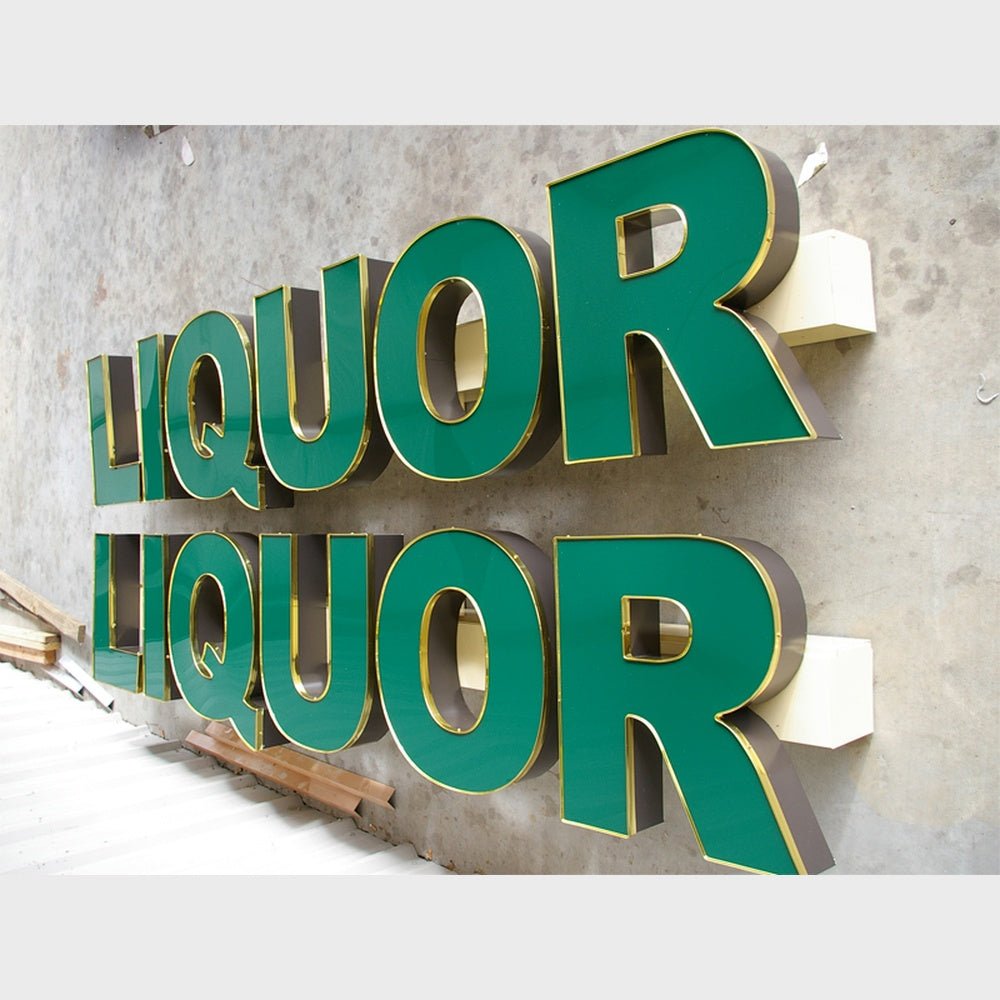 Liquor 3D Frontlit Channel Letters Led Light Sign - Shineneon