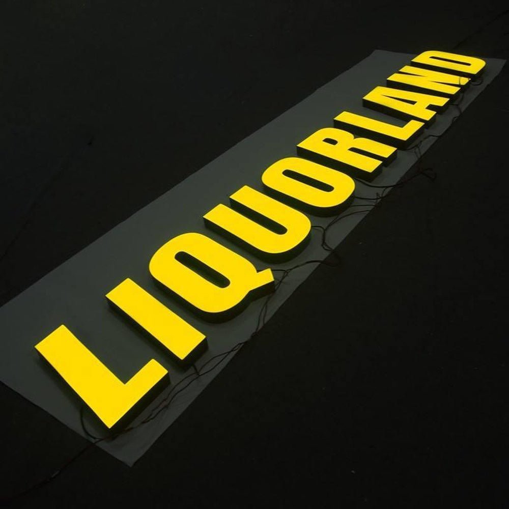 Liquorland 3D Frontlit Letters Metal Led Sign - Shineneon