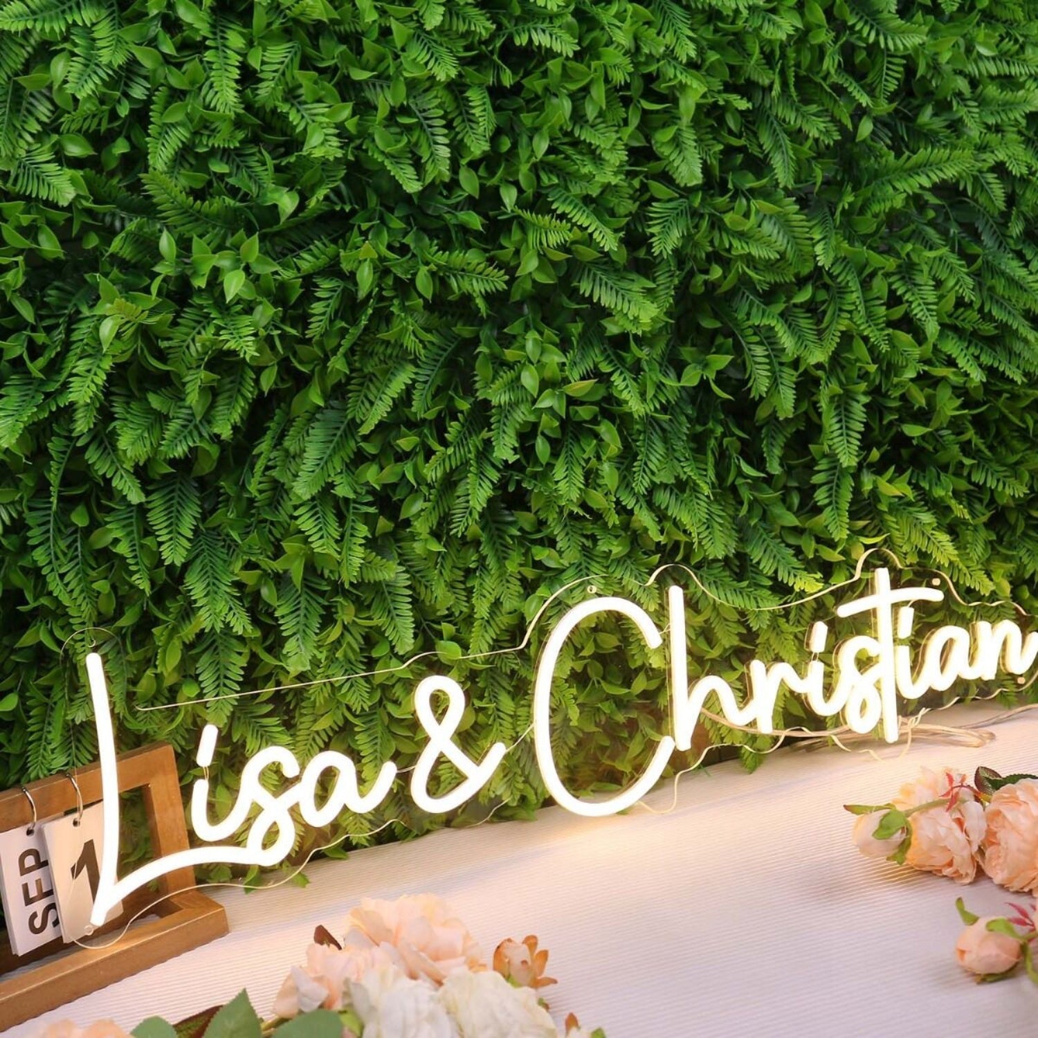 Lisa And Christian Yellow Led Neon Sign - Shineneon