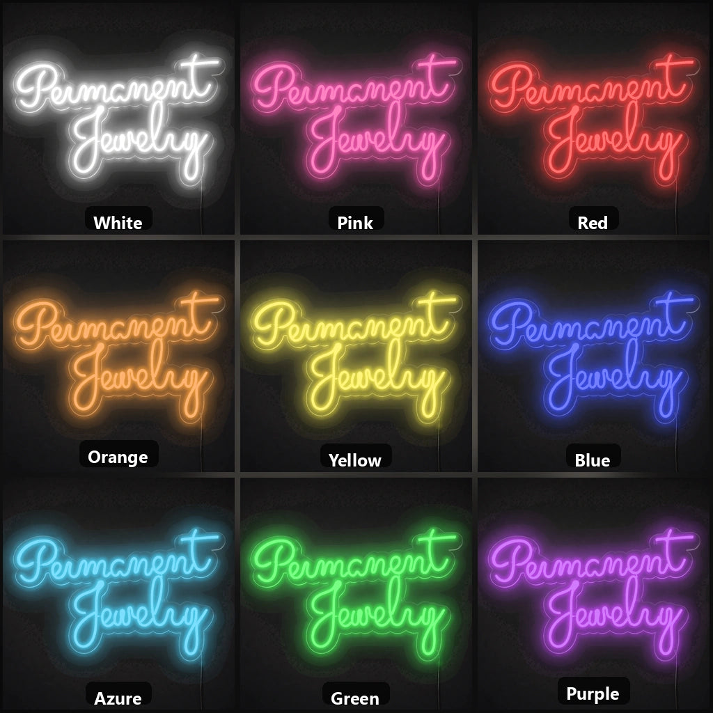 Lit Get LED Neon Sign Home Garage Wall Decoration color grid