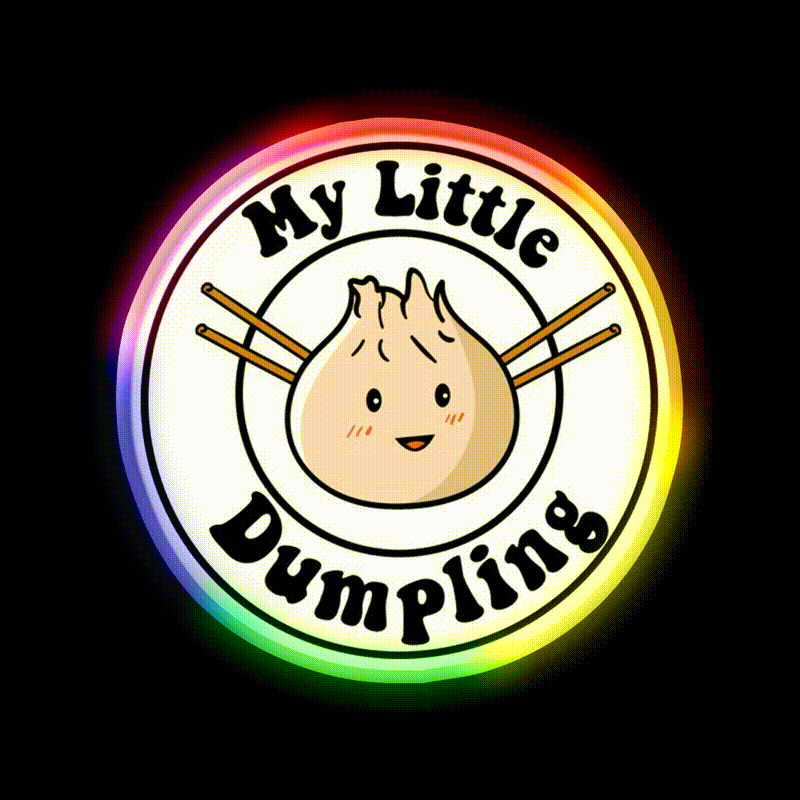 Little Dumpling Led Neon Sign Chinese Food Rgb Color